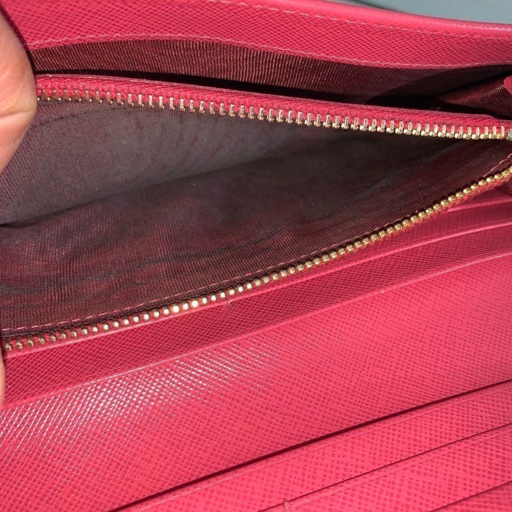 💥AUTHENTIC💥Prada Saffiano Leather Bow Wallet - Picture 9 of 14